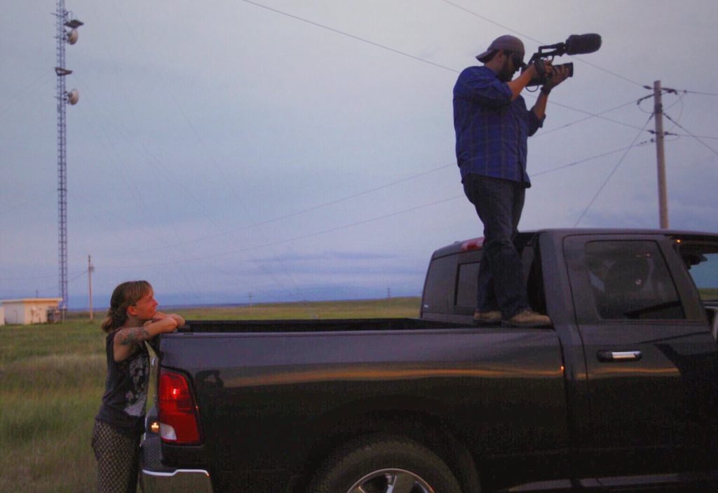 Filmmaker and video producer Joe Proudman in South Dakota.